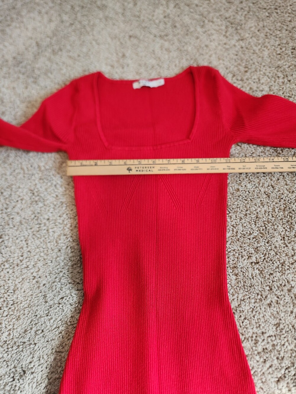 NA-KD Scoop Neck Midi Slit Dress Size XS - Picture 10 of 10